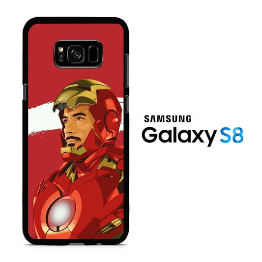 Ironman Red White Stripe Samsung Galaxy S8 Case - ezzyst