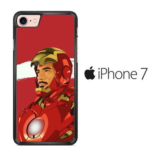 Ironman Red White Stripe iPhone 7 Case - ezzyst