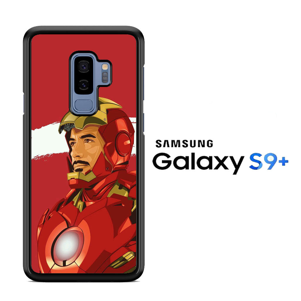 Ironman Red White Stripe Samsung Galaxy S9 Plus Case