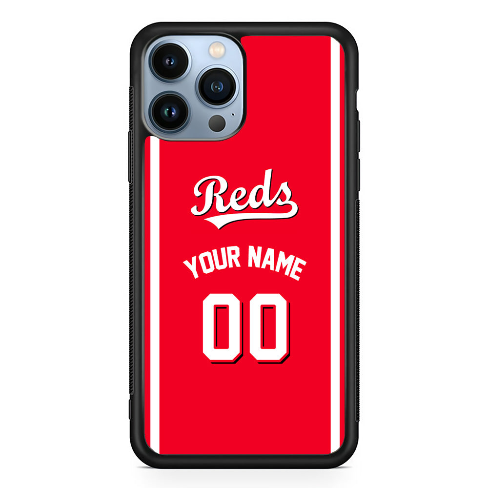 Custom Jersey Cincinnati Reds MLB Phone Case