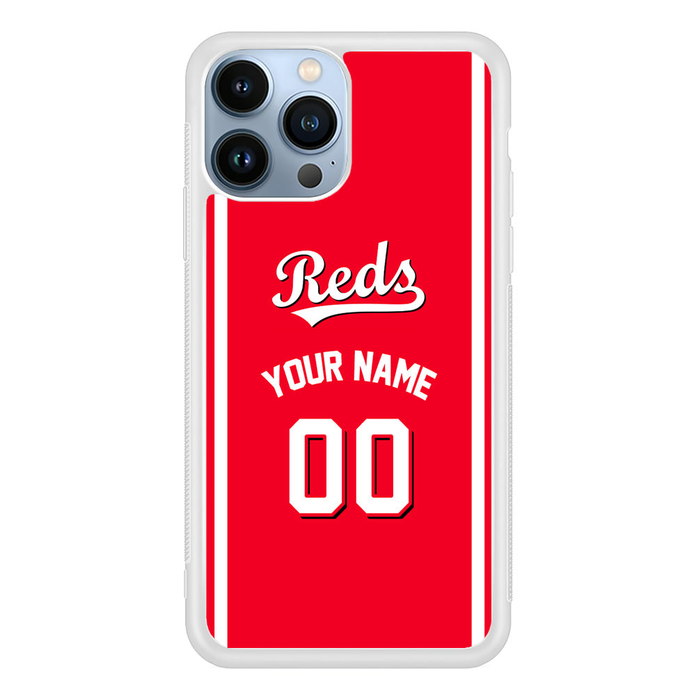 Custom Jersey Cincinnati Reds MLB Phone Case