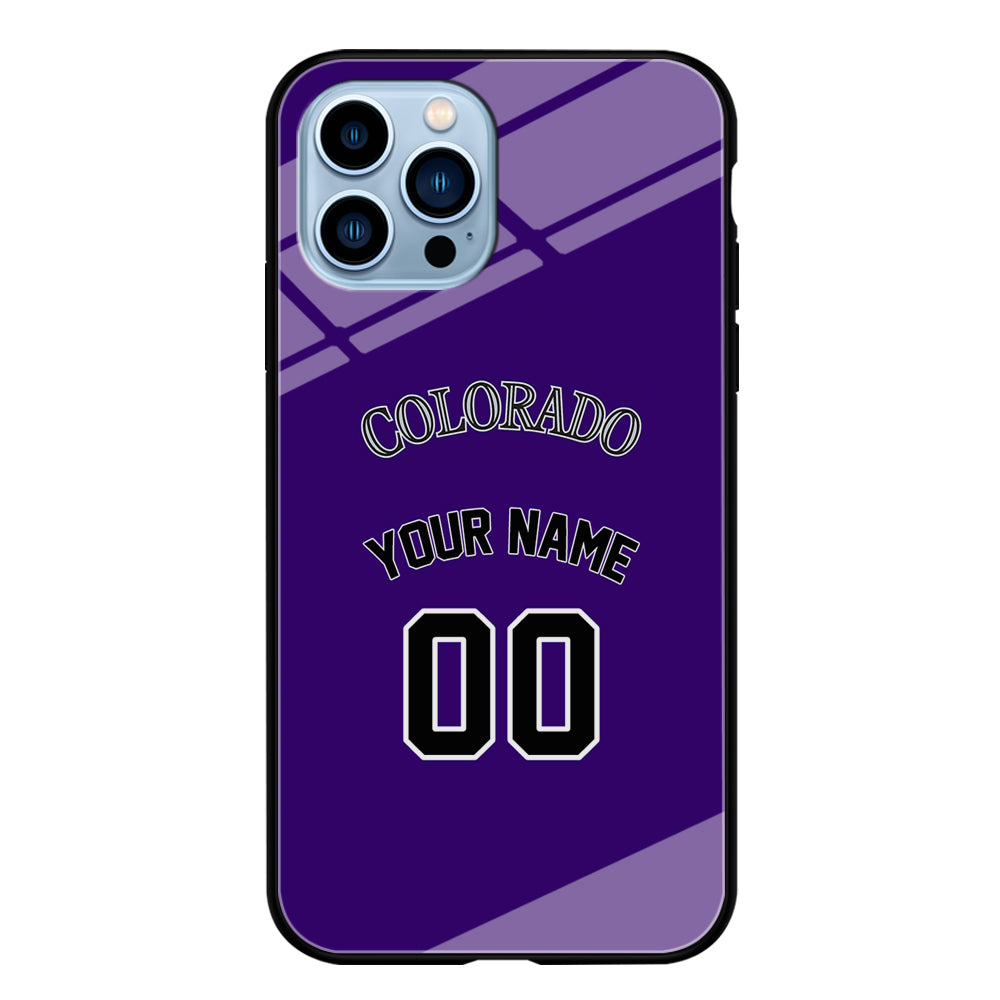 Custom Jersey Colorado Rockies MLB Phone Case