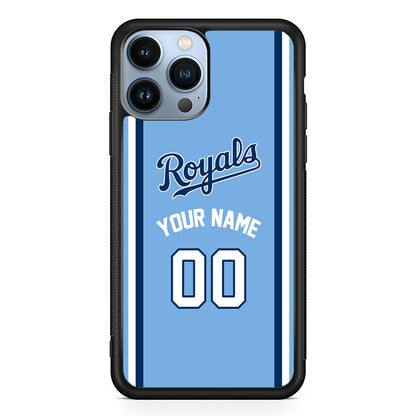 Custom Jersey Kansas City Royals MLB Phone Case
