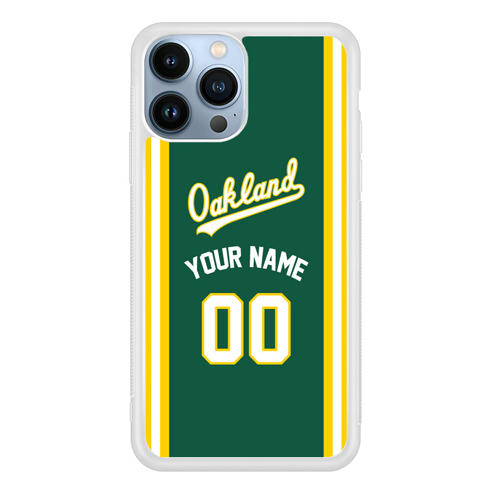 Custom Jersey Oakland Athletics MLB Phone Case