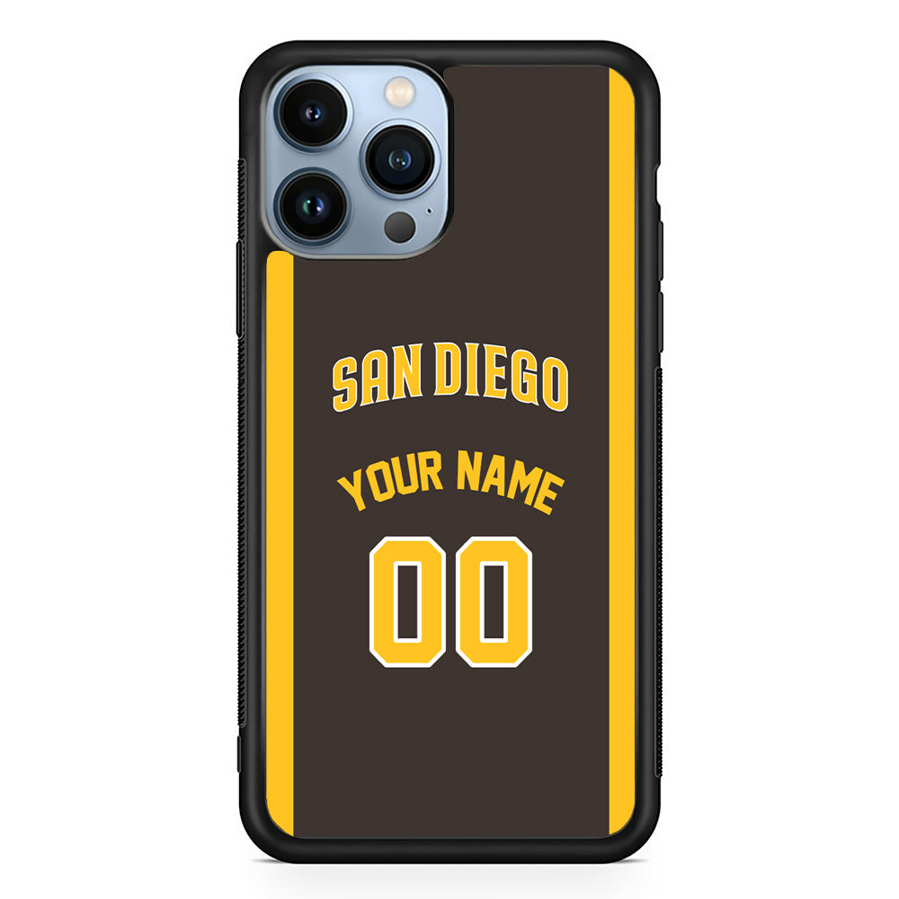 Custom Jersey San Diego Padres MLB Phone Case