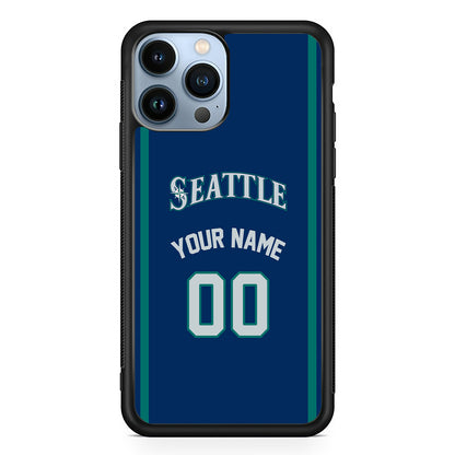 Custom Jersey Seattle Mariners MLB Phone Case