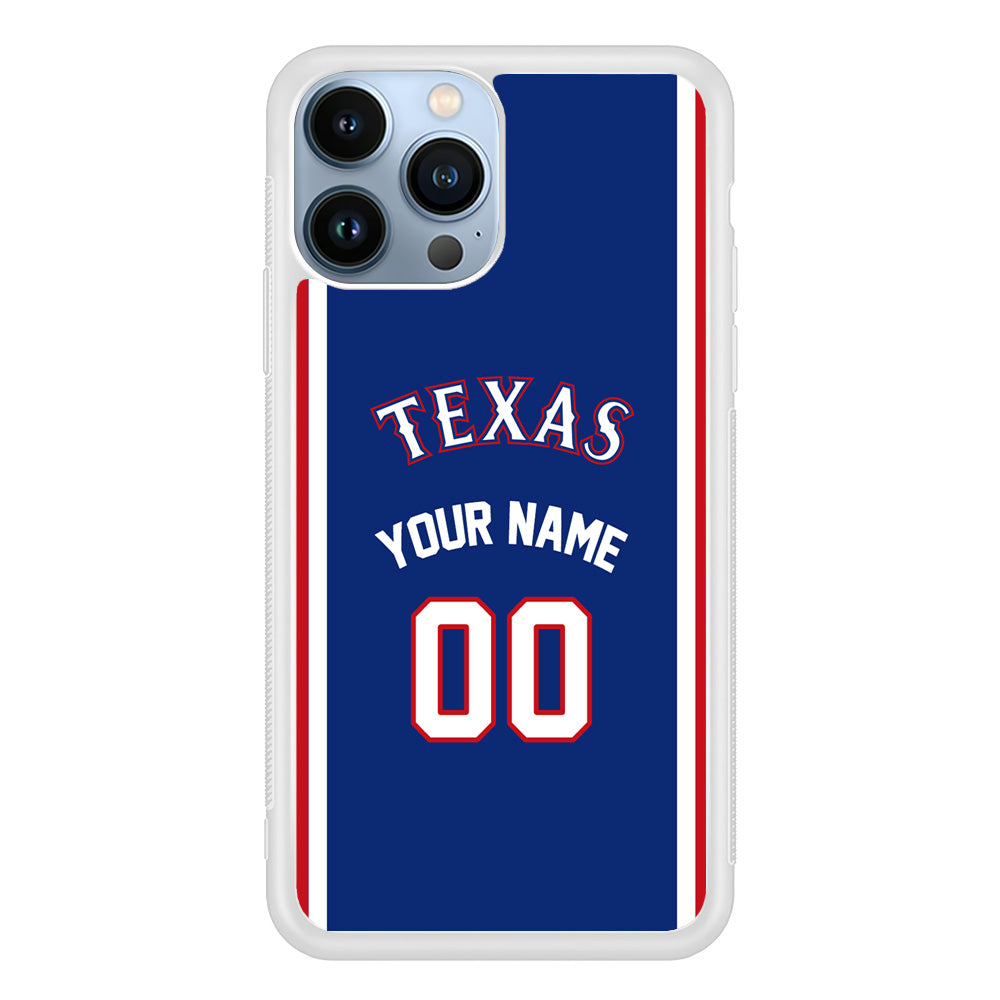 Custom Jersey Texas Rangers MLB Phone Case
