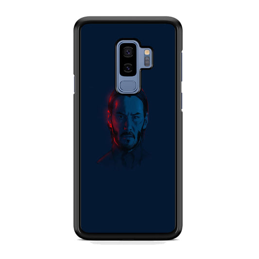John Wick Face Navy Samsung Galaxy S9 Plus Case