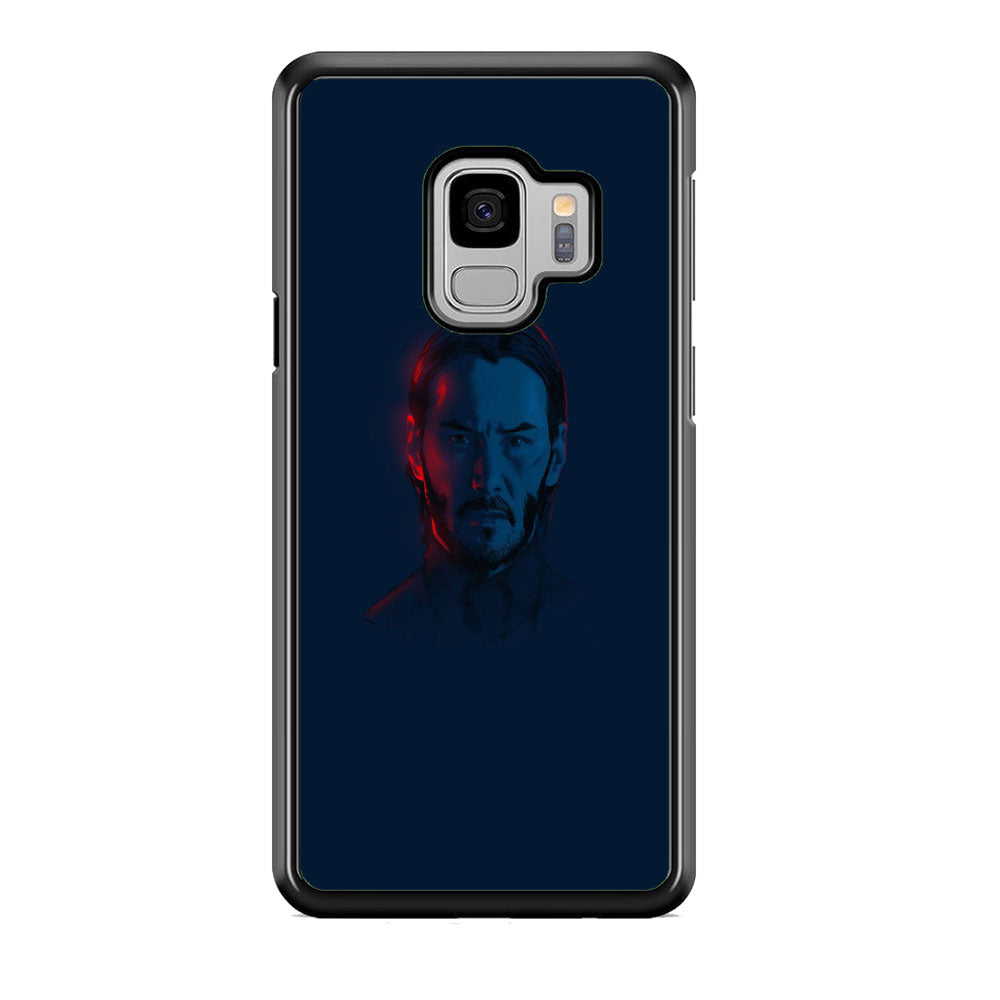 John Wick Face Navy Samsung Galaxy S9 Case