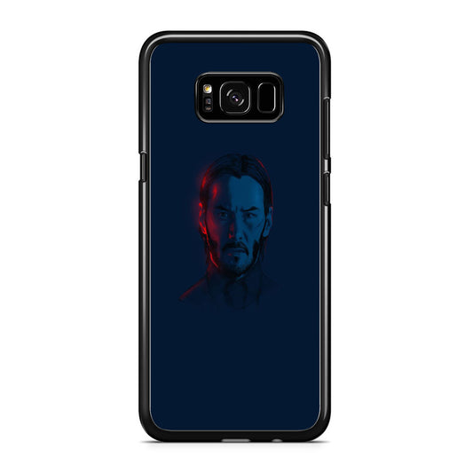 John Wick Face Navy Samsung Galaxy S8 Case
