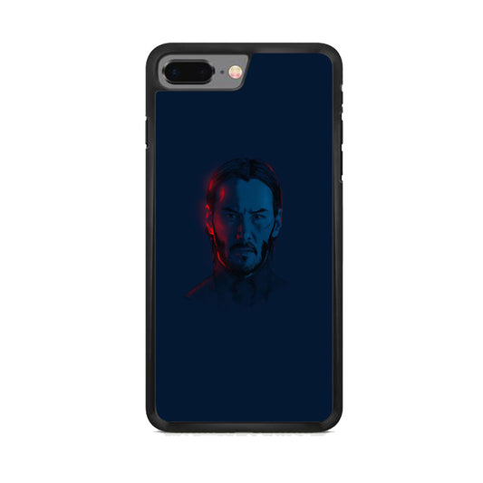 John Wick Face Navy iPhone 7 Plus Case