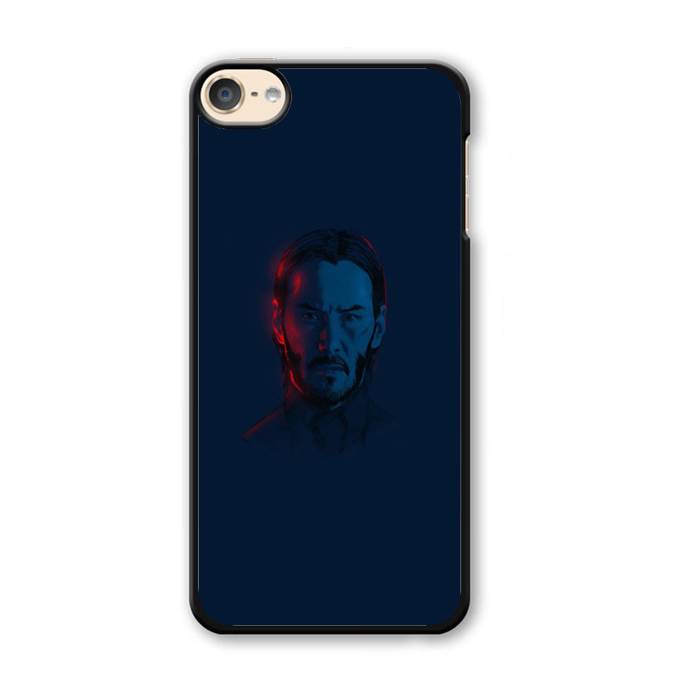 John Wick Face Navy iPod Touch 6 Case