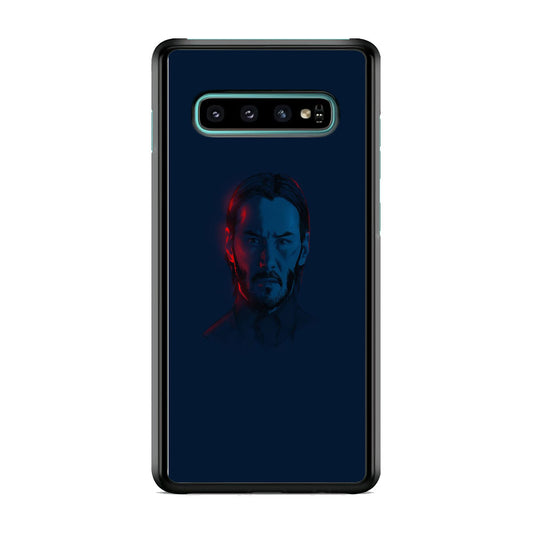 John Wick Face Navy Samsung Galaxy S10 Plus Case