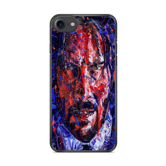 John Wick Paint Art iPhone 8 Case