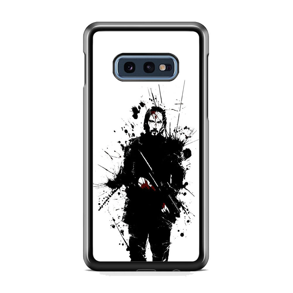John Wick White Splash Art Samsung Galaxy 10e Case