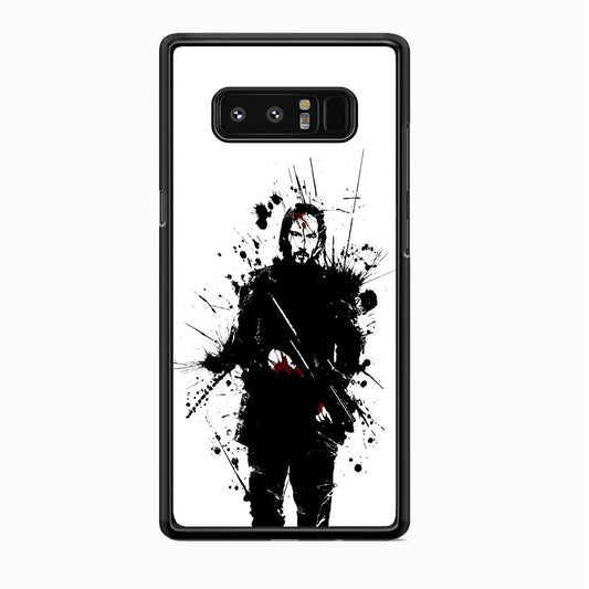 John Wick White Splash Art Samsung Galaxy Note 8 Case