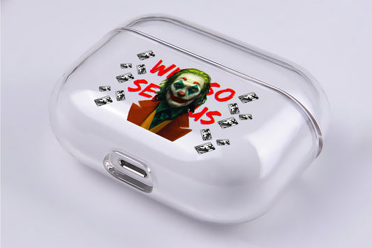 Joker Quote Meme Protective Clear Case Cover For Apple AirPod Pro