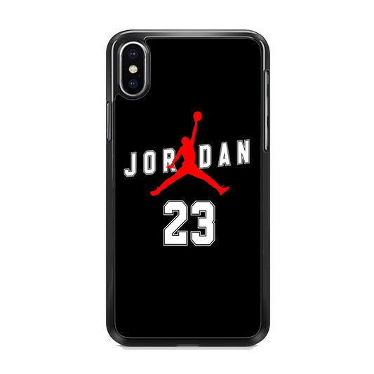 Jordan Black 23 iPhone Xs Case