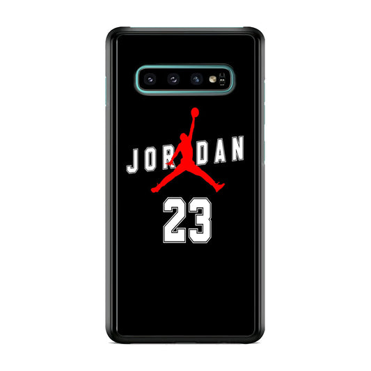 Jordan Black 23 Samsung Galaxy S10 Plus Case