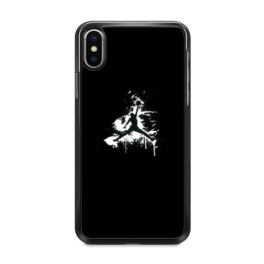 Jordan Black White Gravity iPhone Xs Case