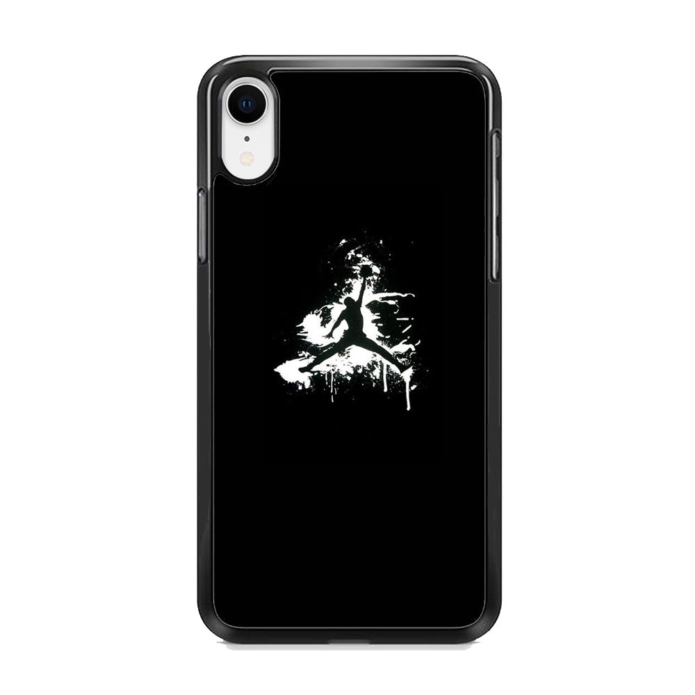 Jordan Black White Gravity iPhone XR Case