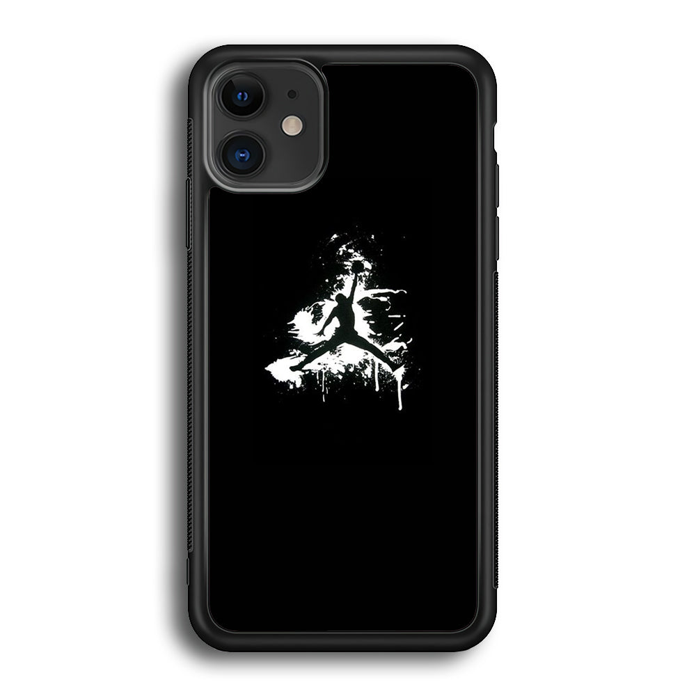 Jordan Black White Gravity iPhone 12 Case
