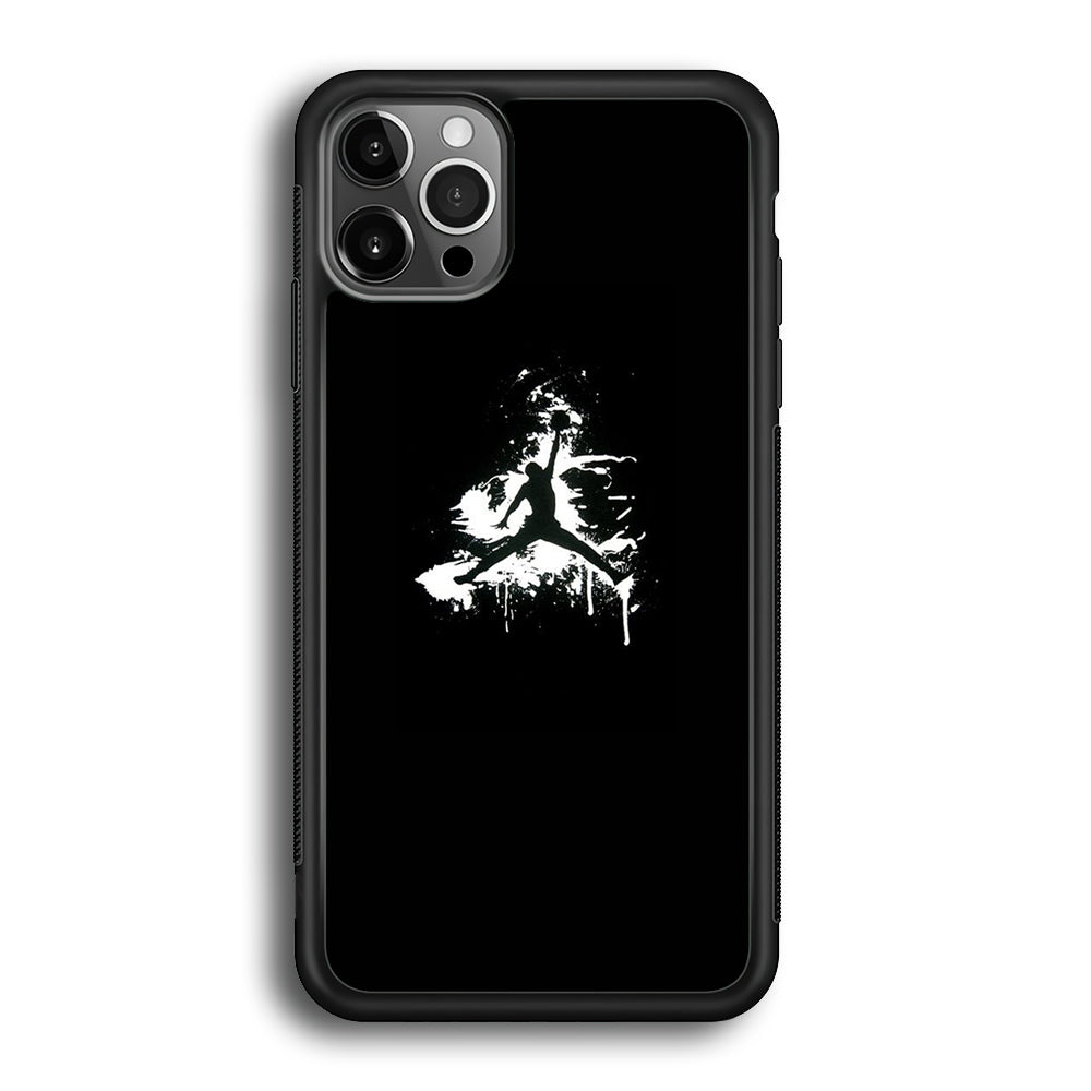 Jordan Black White Gravity iPhone 12 Pro Case