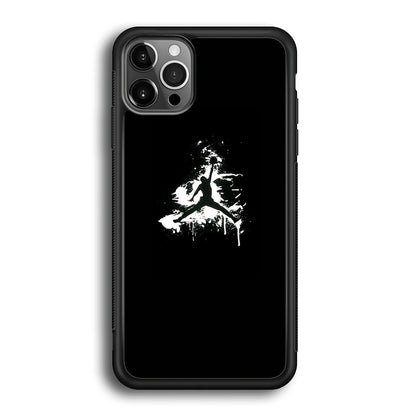Jordan Black White Gravity iPhone 12 Pro Case