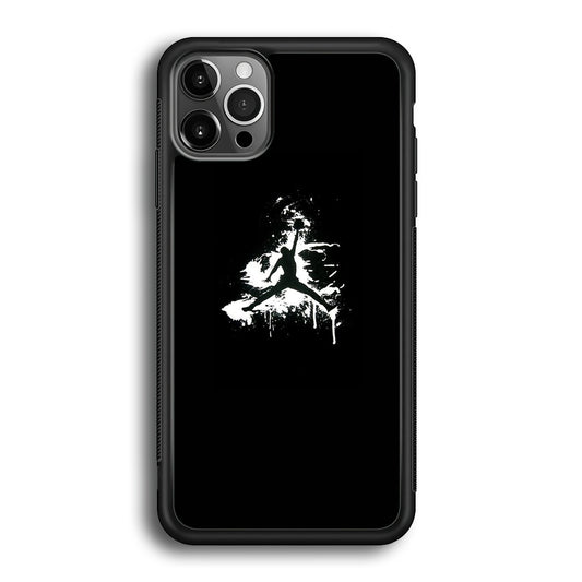 Jordan Black White Gravity iPhone 12 Pro Case