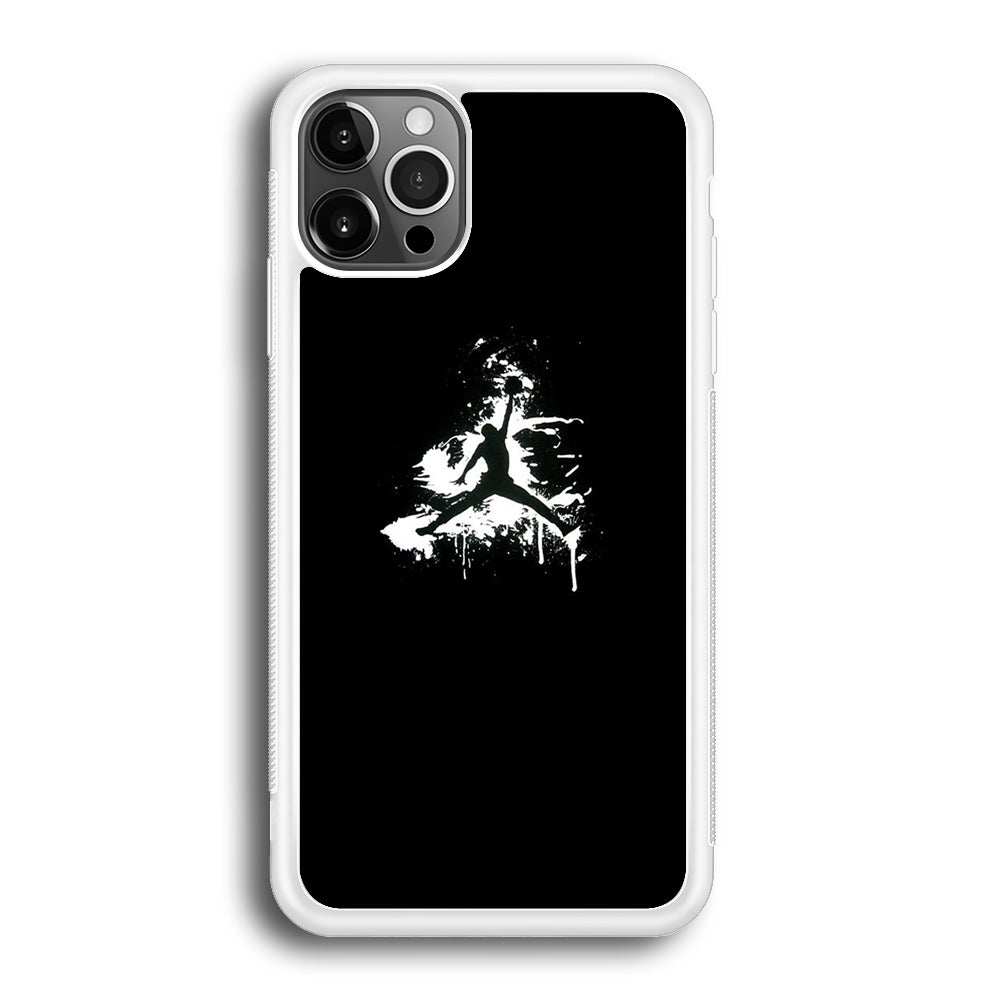 Jordan Black White Gravity iPhone 12 Pro Case