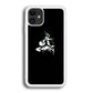 Jordan Black White Gravity iPhone 12 Case