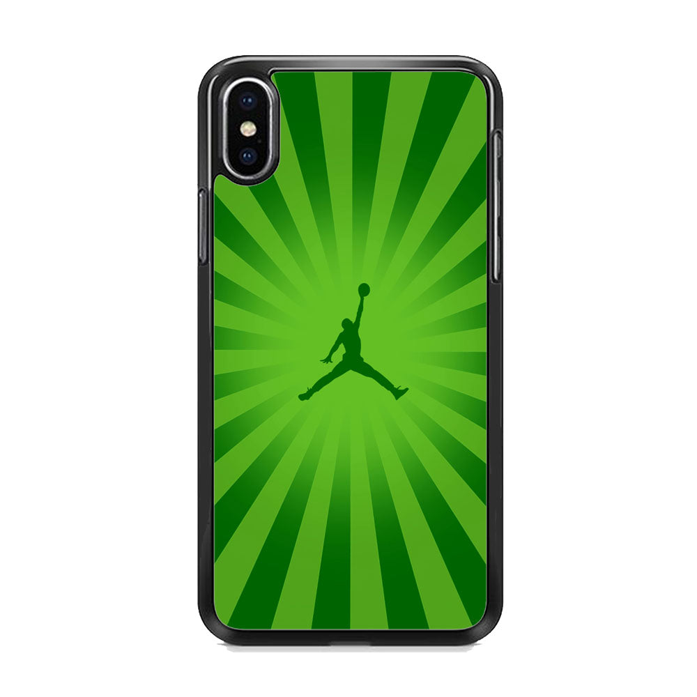 Jordan Blaster Green Combination iPhone Xs Case