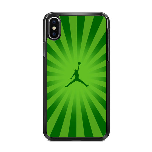 Jordan Blaster Green Combination iPhone Xs Case