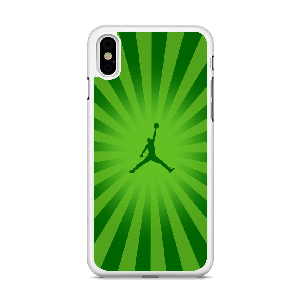 Jordan Blaster Green Combination iPhone Xs Case