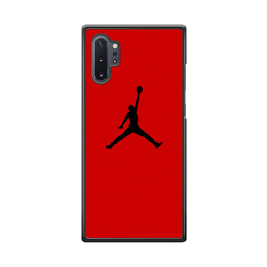 Jordan Red Simple Samsung Galaxy Note 10 Plus Case