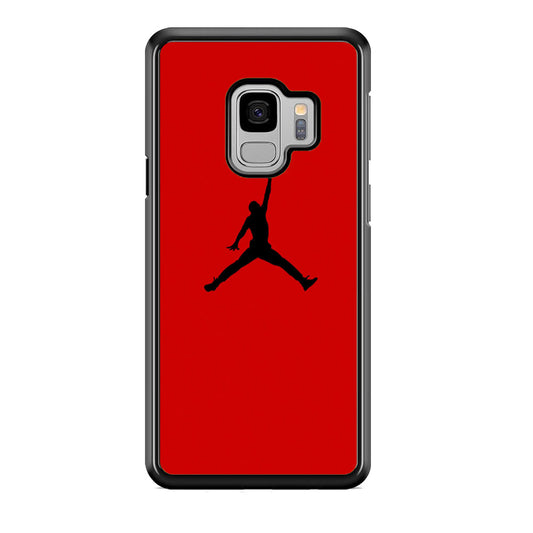 Jordan Red Simple Samsung Galaxy S9 Case