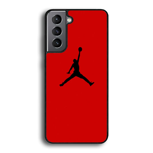 Jordan Red Simple Samsung Galaxy S21 Plus Case