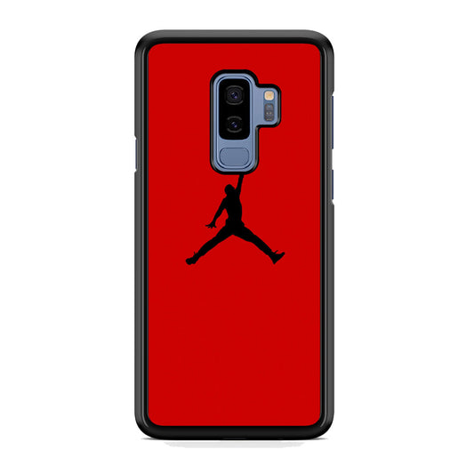Jordan Red Simple Samsung Galaxy S9 Plus Case