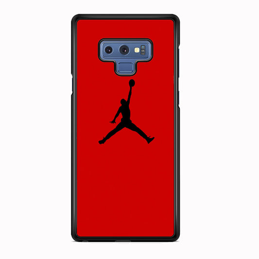 Jordan Red Simple Samsung Galaxy Note 9 Case