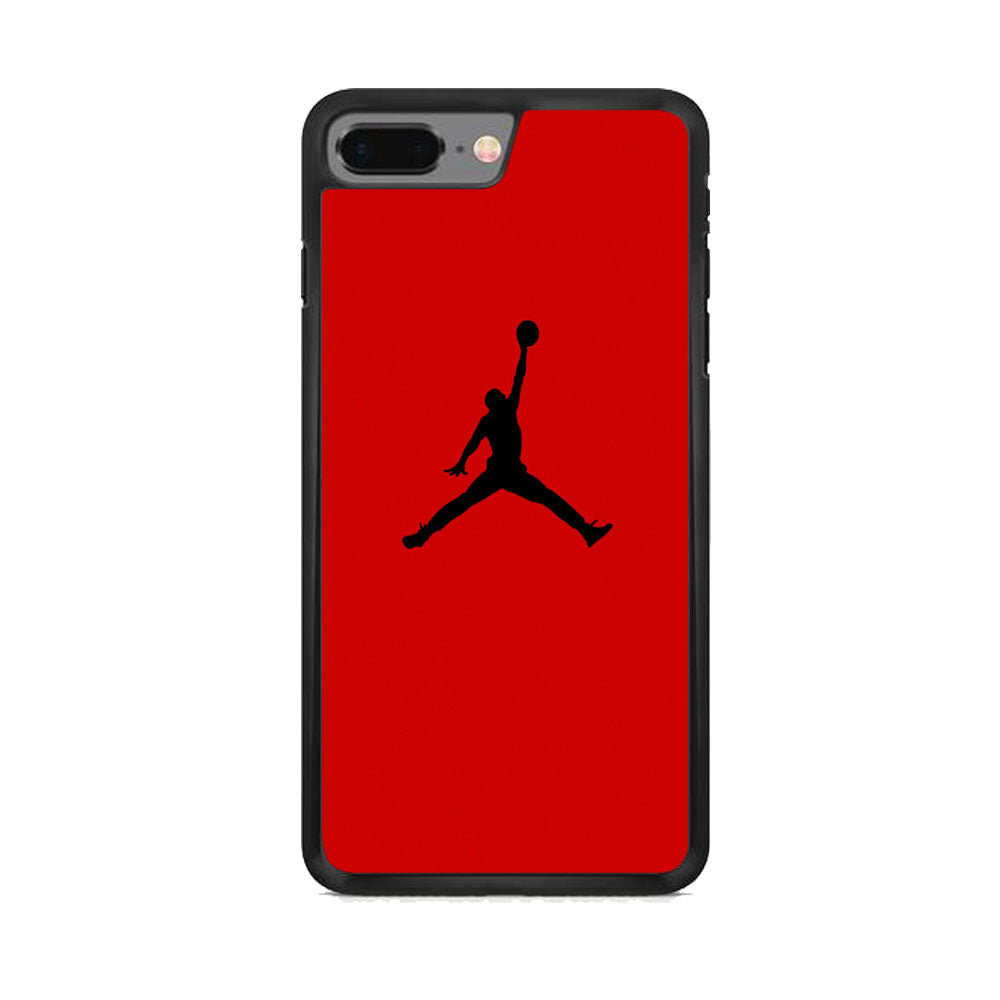Jordan Red Simple iPhone 7 Plus Case