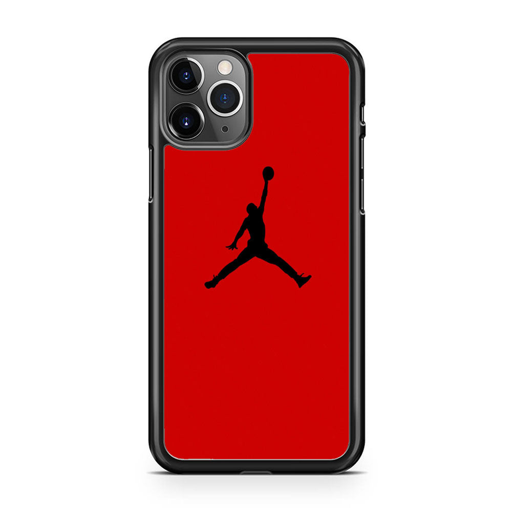 Jordan Red Simple iPhone 11 Pro Max Case