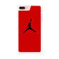 Jordan Red Simple iPhone 8 Plus Case