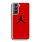 Jordan Red Simple Samsung Galaxy S21 Plus Case