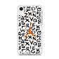 Jordan White Aphabet Orange Logo iPhone XR Case