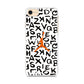 Jordan White Aphabet Orange Logo iPhone 8 Case