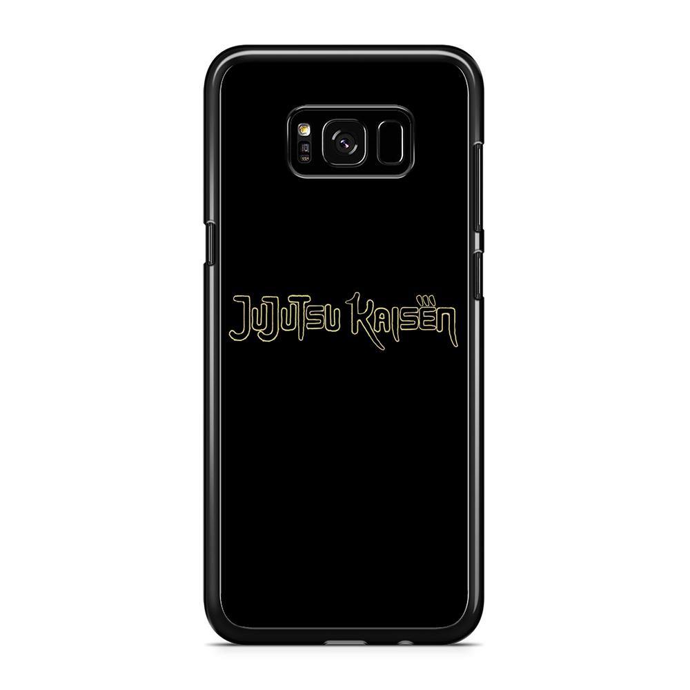 Jujutsu Kaisen Logo Black Gold Samsung Galaxy S8 Case - ezzyst