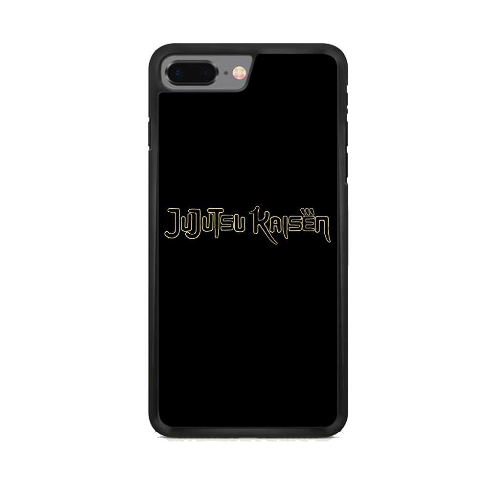 Jujutsu Kaisen Logo Black Gold iPhone 8 Plus Case - ezzyst