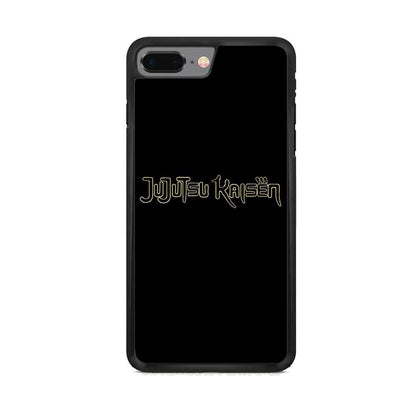 Jujutsu Kaisen Logo Black Gold iPhone 8 Plus Case - ezzyst