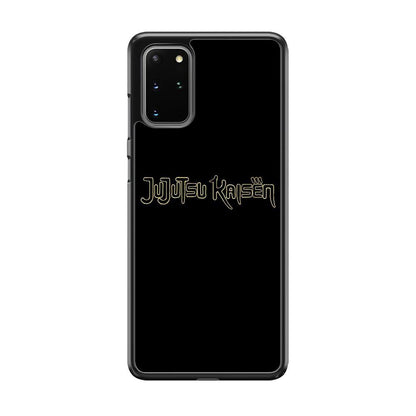 Jujutsu Kaisen Logo Black Gold Samsung Galaxy S20 Plus Case - ezzyst