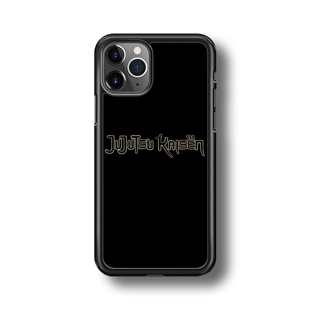 Jujutsu Kaisen Logo Black Gold iPhone 11 Pro Case - ezzyst